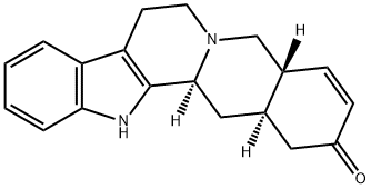 (4aS)-4aα,5,7,8,13,13bβ,14,14aβ-オクタヒドロベンゾ[g]インドロ[2,3-a]キノリジン-2(1H)-オン 化学構造式