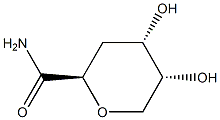 ribo-Hexonamide, 2,6-anhydro-3-deoxy- (9CI) 化学構造式