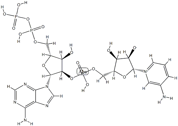 3-aminopyridine adenine dinucleotide phosphate Structure