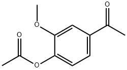 4-ACETYL-2-METHOXYPHENYL ACETATE Structure