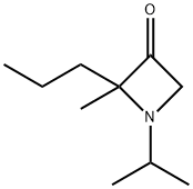 3-Azetidinone,2-methyl-1-(1-methylethyl)-2-propyl-(9CI)|