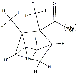 Tricyclo[2.2.1.02,6]heptane-3-carbonyl chloride, 2,3-dimethyl-, stereoisomer (9CI) Struktur