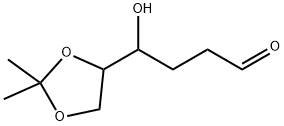 γ-Hydroxy-2,2-dimethyl-1,3-dioxolane-4-butanal Struktur