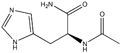 N-乙酰基组氨酸酰胺, 54831-57-1, 结构式