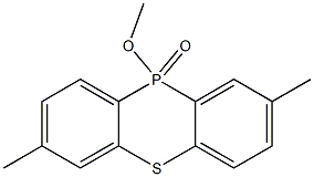 10-メトキシ-2,7-ジメチル-10H-フェノチアホスフィン10-オキシド 化学構造式