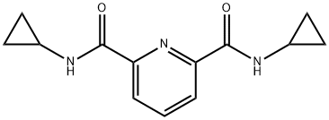 2,6-Pyridinedicarboxamide,N,N-dicyclopropyl-(9CI) Struktur