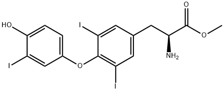 三碘甲腺原氨酸甲酯 结构式