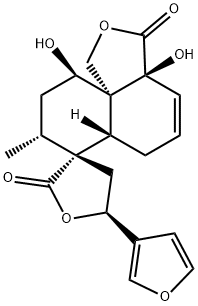 (3R,3'aS,5S,10'aR)-5-(3-Furyl)-4,5,6',6'aβ,9',10'-hexahydro-3'a,10'β-dihydroxy-8'α-methylspiro[furan-3(2H),7'(8'H)-naphtho[1,8a-c]furan]-2,3'(3'aH)-dione|