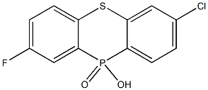 7-Chloro-2-fluoro-10H-phenothiaphosphine-10-ol 10-oxide 结构式