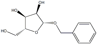 Benzyl β-D-ribofuranoside Structure
