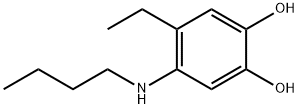 1,2-Benzenediol,4-(butylamino)-5-ethyl-(9CI) 结构式
