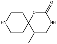 1-Oxa-3,9-diazaspiro[5.5]undecan-2-one,5-methyl-(9CI) 结构式