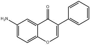 4H-1-Benzopyran-4-one,6-amino-3-phenyl-(9CI) Struktur