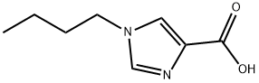 1H-Imidazole-4-carboxylicacid,1-butyl-(9CI) 结构式