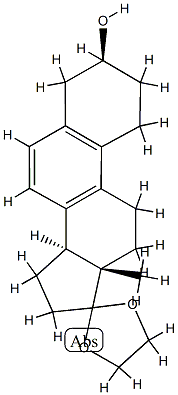 3β-하이드록시에스트라-5,7,9-트리엔-17-온에틸렌아세탈