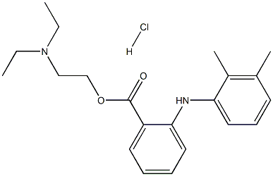 mefenamic acid diethylaminoethyl ester Struktur