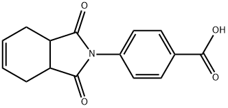 4-(1,3-dioxo-1,3,3a,4,7,7a-hexahydro-2H-isoindol-2-yl)benzoic acid Struktur