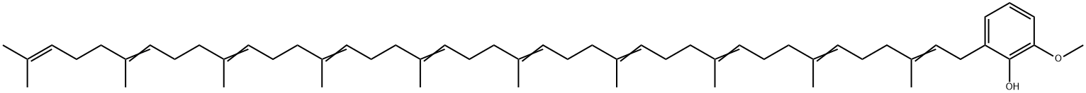 2-(3,7,11,15,19,23,27,31,35,39-Decamethyl-2,6,10,14,18,22,26,30,34,38-tetracontadecenyl)-6-methoxyphenol Structure