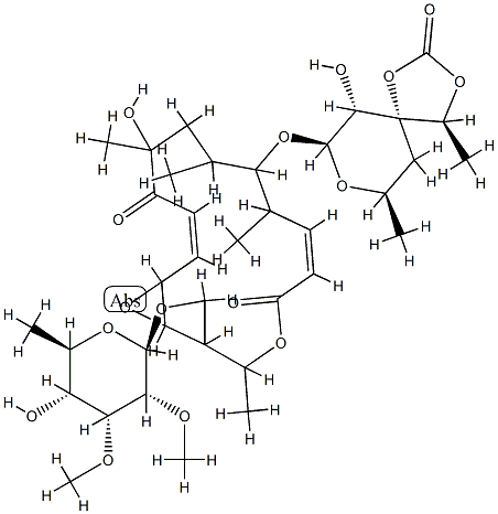 阿德加霉素 F, 55141-41-8, 结构式