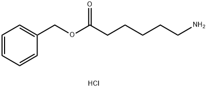 6-amino- Hexanoic acid, phenylmethyl ester, hydrochloride (1:1) Struktur