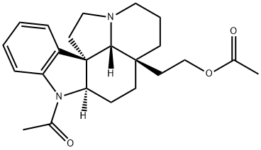 21-アセトキシ-1-アセチルアスピドスペルミジン 化学構造式