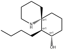 2-depentylperhydrohistrionicotoxin 化学構造式
