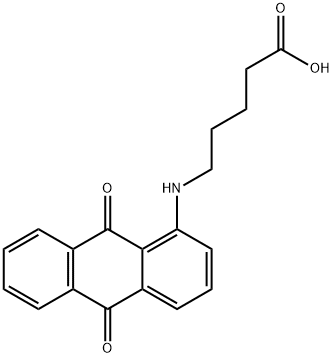 (N-anthraquinonyl-1)-delta-aminovaleric acid Struktur