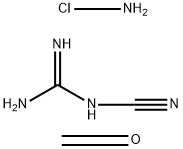 氰基胍与氯化铵和甲醛的聚合物 结构式