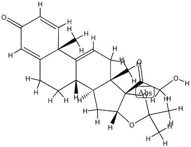 地奈德Δ9(11)类似物, 5541-37-7, 结构式