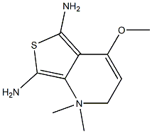 2,7-Benzothiazolediamine,4-methoxy-N7,N7-dimethyl-(9CI) Struktur