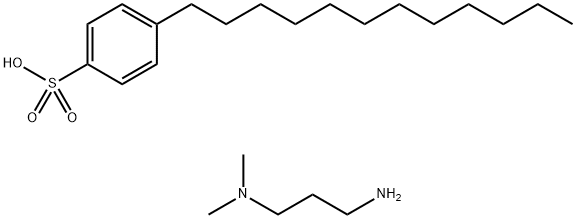 Benzenesulfonic acid, 4-dodecyl-, compd. with N,N-dimethyl-1,3-propanediamine (1:1)|