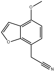 7-Benzofuranacetonitrile,4-methoxy-(9CI) Structure