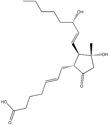 (5Z,13E,15S)-11α,15-Dihydroxy-11-methyl-9-oxoprosta-5,13-dien-1-oic acid|