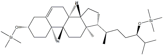 (24R)-3β,24-Bis(trimethylsilyloxy)cholest-5-ene Structure