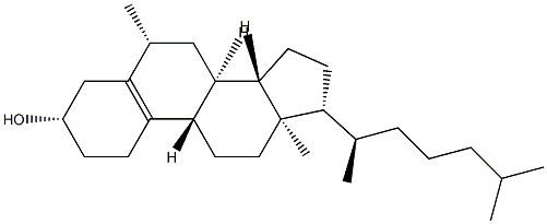 6β-Methyl-19-norcholest-5(10)-en-3β-ol Structure
