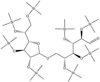 6-O-[2-O,3-O,5-O,6-O-Tetrakis(trimethylsilyl)-β-D-galactofuranosyl]-2-O,3-O,4-O,5-O-tetrakis(trimethylsilyl)-D-galactose|