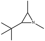 2α-(tert-ブチル)-1,3β-ジメチルアジリジン 化学構造式