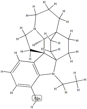 1-Ethylaspidofractinin-17-ol Struktur