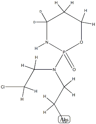 4,4-D2-Cyclophosphamide Struktur