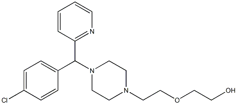 吡氯斯汀, 55837-13-3, 结构式
