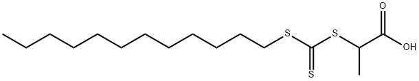 2-[(十二基硫硫代碳酰)硫]丙酸,558484-21-2,结构式