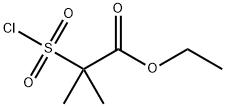 2-Chlorosulfonyl-2-methylpropionicacidethylester Structure