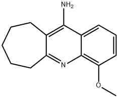 7,8,9,10-Tetrahydro-4-methoxy-6H-cyclohepta[b]quinolin-11-amine Struktur