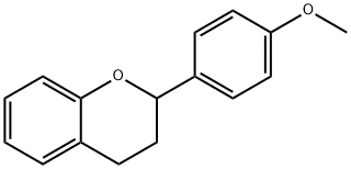 2H-1-Benzopyran,3,4-dihydro-2-(4-methoxyphenyl)-(9CI) Struktur