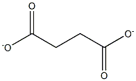 琥珀酸根,56-14-4,结构式