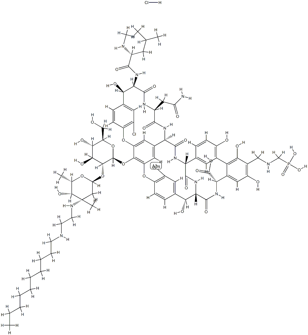 Telavancin hydrochloride Structure