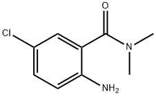 2-アミノ-5-クロロ-N,N-ジメチルベンズアミド 化学構造式