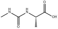 L-Alanine,N-[(methylamino)carbonyl]-(9CI) Struktur