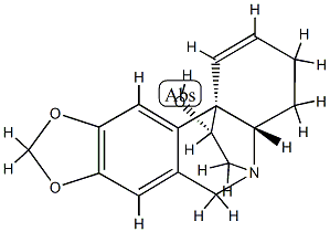 (5α,11R,13β,19α)-1,2-Didehydrocrinan-11-ol Struktur