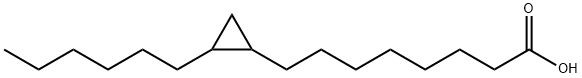 9,10-methylenehexadecanoic acid 结构式